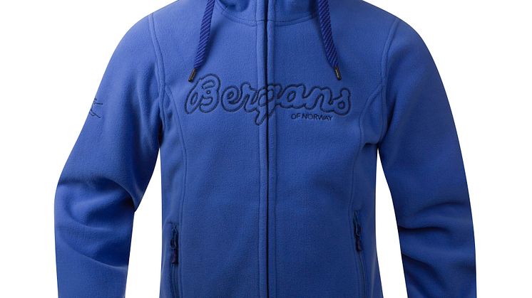 Bryggen Girl Jacket - Warm Cobalt/Red