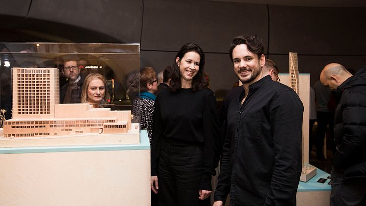 Skellefteås kommande kulturhus visas upp på Roca London Gallery.