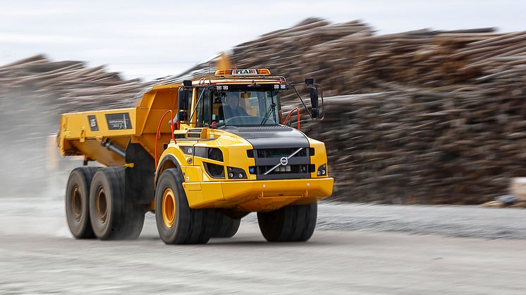 Volvo A25G hos Skultorps Åkeri & Grus AB