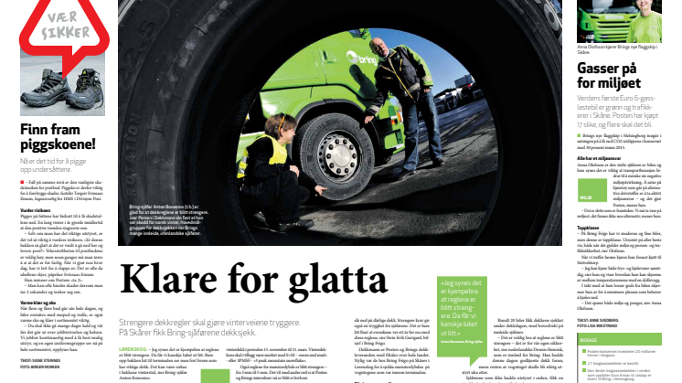 Klare for glatta