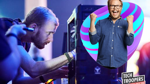 Telias tekniker får assistans av Tech Troopers för att hjälpa fler företagare