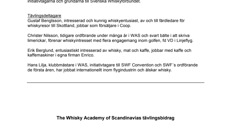 The Whisky Academy of Scandinavia