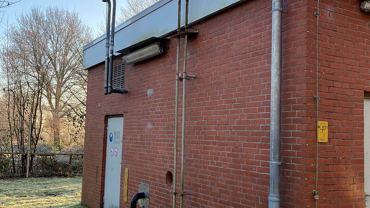 Gasdruckregelanlage nach dem Diebstahl