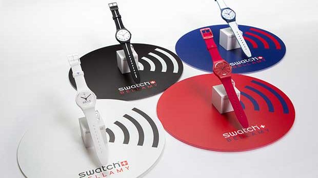 Swatch s’associe à visa pour les paiements sans contact pay-by-the-wrist