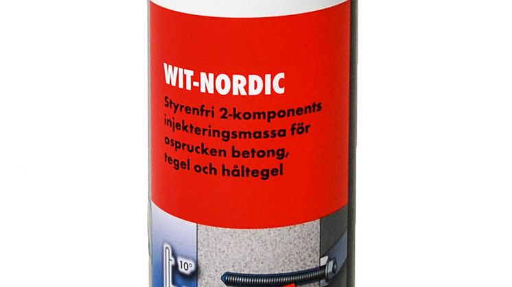 WIT-Nordic injekteringsmassa är nu ETA-godkänd för vinterbruk