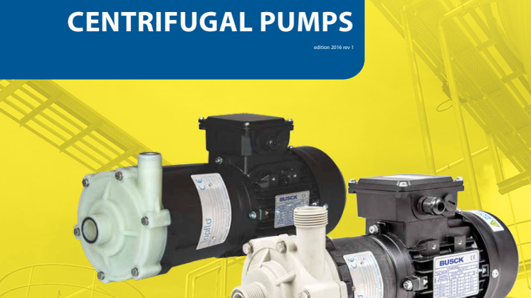 New brochure CTM mag drive pumps from Tapflo