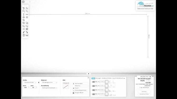 Das ca ¦ smartEDITOR Premium Modul Glas