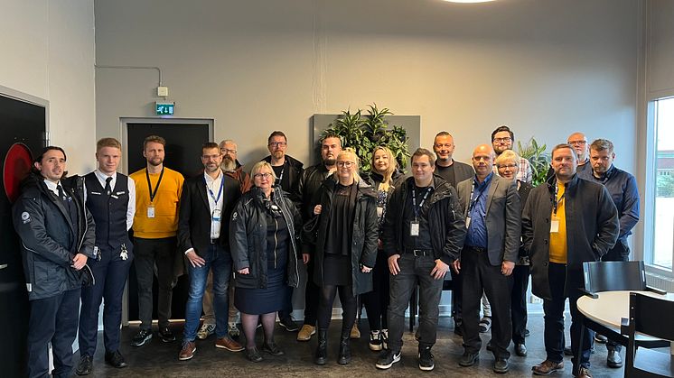 Medarbetare från flera av Göteborgs Spårvägars avdelningar visade upp verksamheten för våra finska gäster.