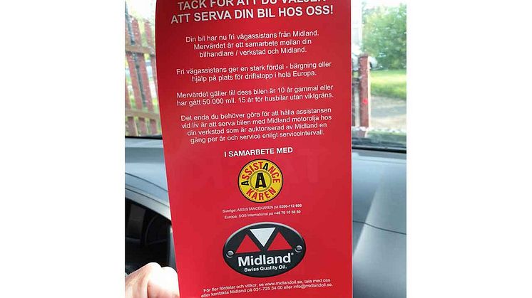 Nya fräscha trycksaker för vägassistans