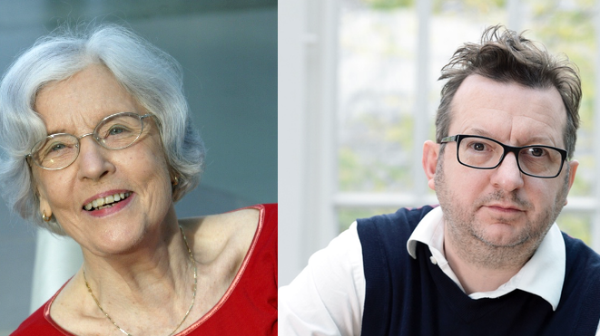 Betsy Jolas ©Jean-Christophe Marmara, Mark-Anthony Turnage ©Philip Gatward