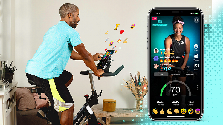 Motosumo is an open and free platform where people meet to pedal away together and in real-time from anywhere in the world. You can hop on any bike; track your data, engage, and work to top the leaderboards totally for free.