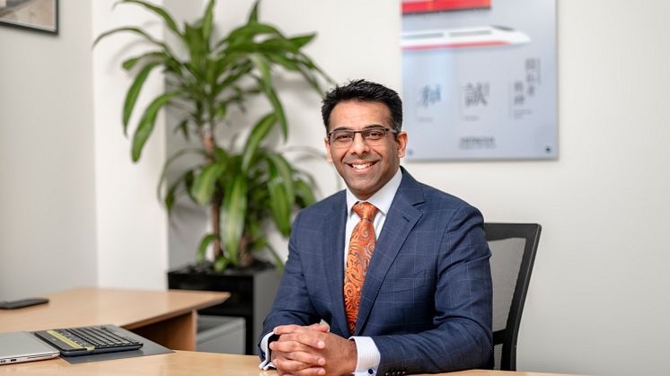 Sarfaraz Samnakay, the new Managing Director for Hitachi Rail Australia
