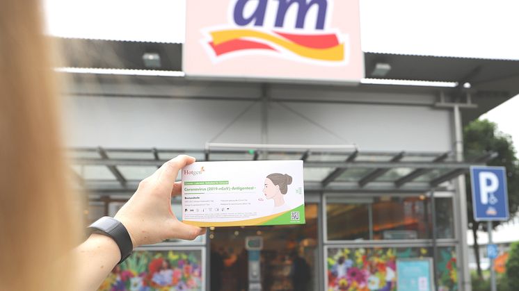 Ab sofort: Corona-Selbsttest ab 95 Cent pro Stück bei dm-drogerie markt