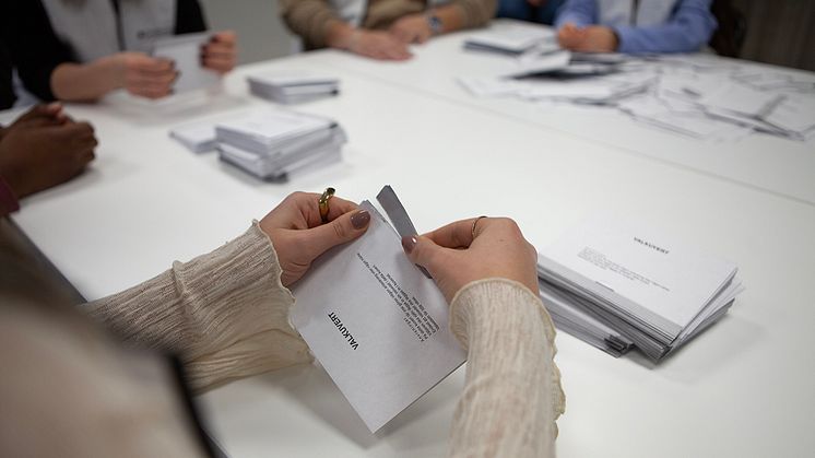 Pressinbjudan: Rösträkning efter EU-valet