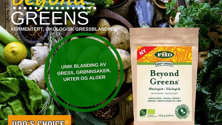 Beyond Greens - fermentert, økologisk gressblanding