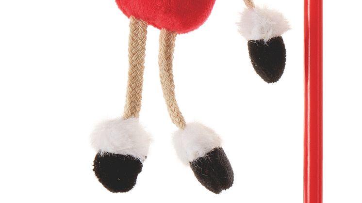 Little&Bigger Holiday Parade Cat Toy Santa Wand