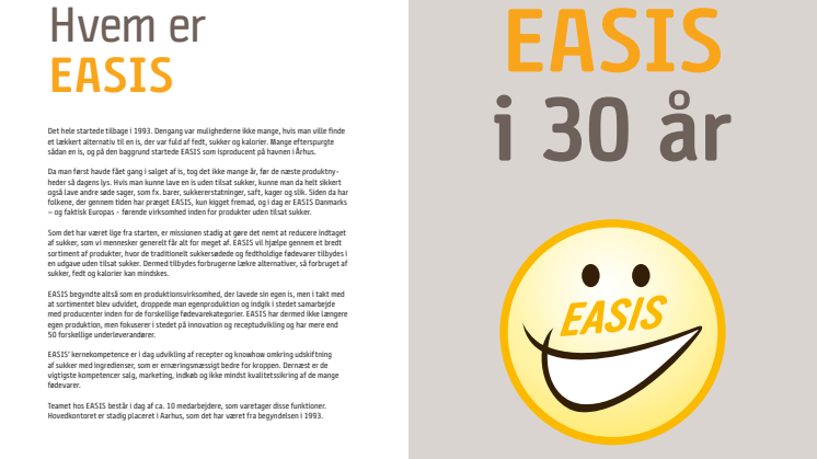 EASIS historie
