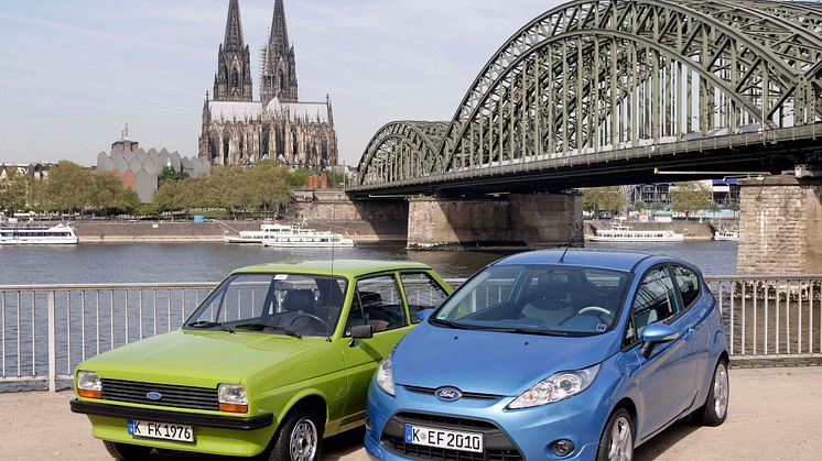 SEX MILJONER FIESTA REDAN BYGGDA AV FORD I KÖLN