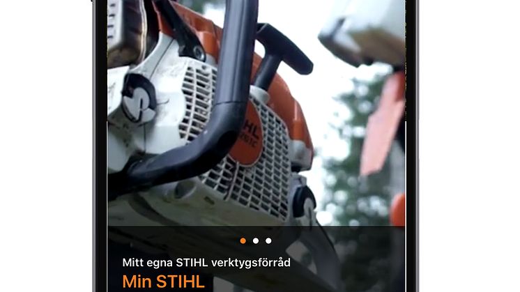 ​Mobilen är ett optimalt verktyg - bredvid din STIHL