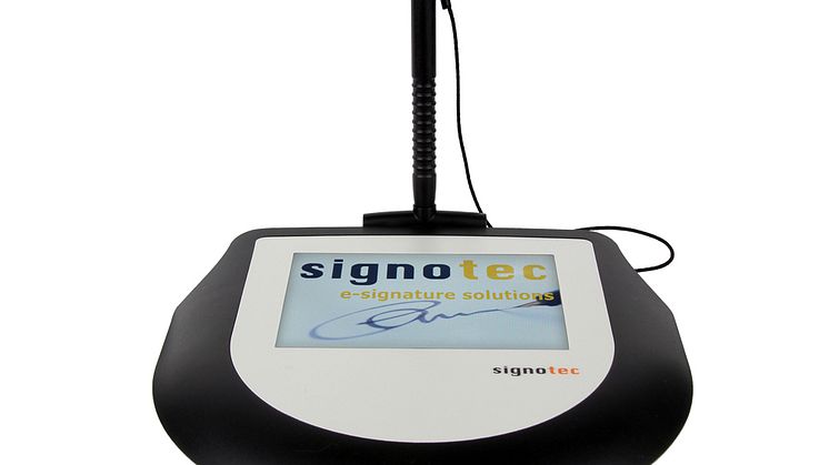 signotec zeigt neue Signaturlösungen auf der Wincor World 2014