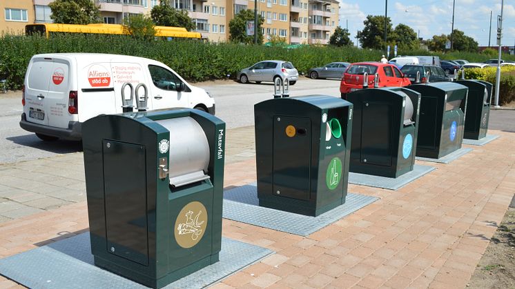 Underjordiska behållare i Malmö