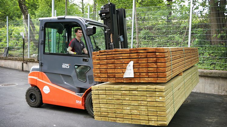Hittills i år har omsättningen minskat med 14 procent i byggmaterialhandeln.