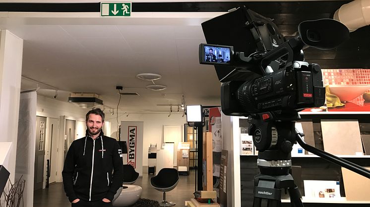 Petter Arvidsson, säljchef på Bygma i Umeå.
