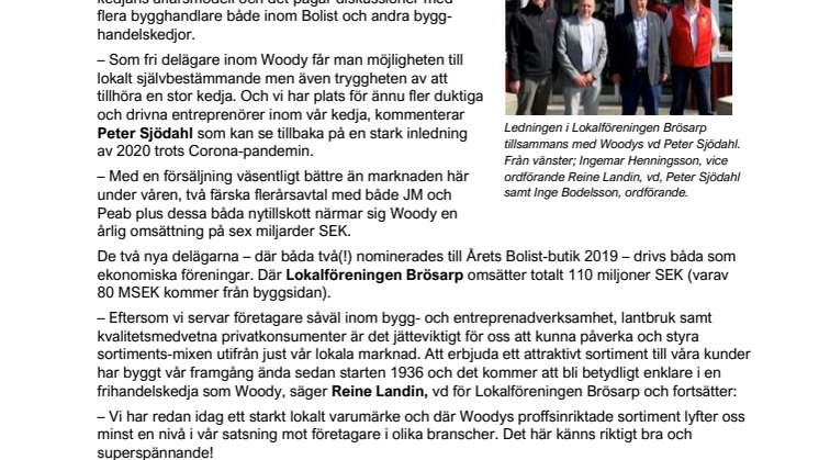 Woody värvar ännu fler delägare från Bolist!
