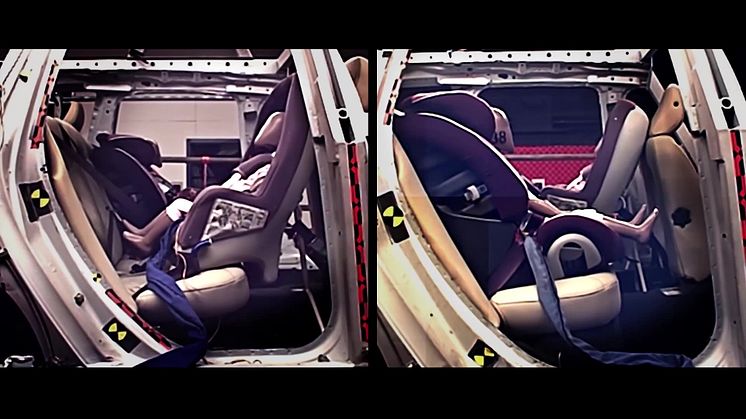 Krocktest med 1, 5-åring i 50 km/h