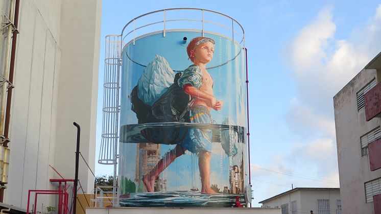 ​Mural master pieces by Fintan Magee to No Limit