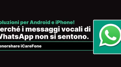 messaggi vocali non si sentono