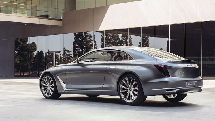 Hyundais konseptbil Vision G (1/4 bakfra venstre)