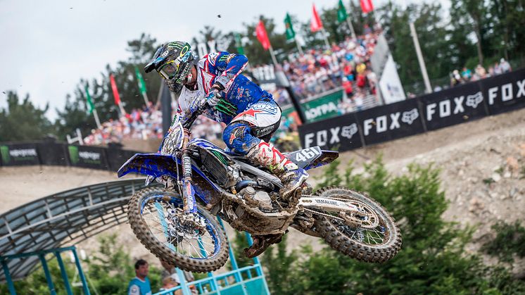 10位／2位で総合6位となった#461 ロマン・フェーブルとYZ450FM