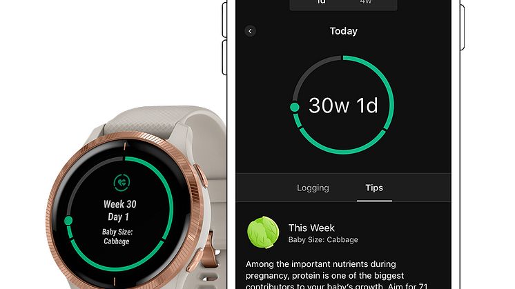 Garmin Schwangerschaftstracking
