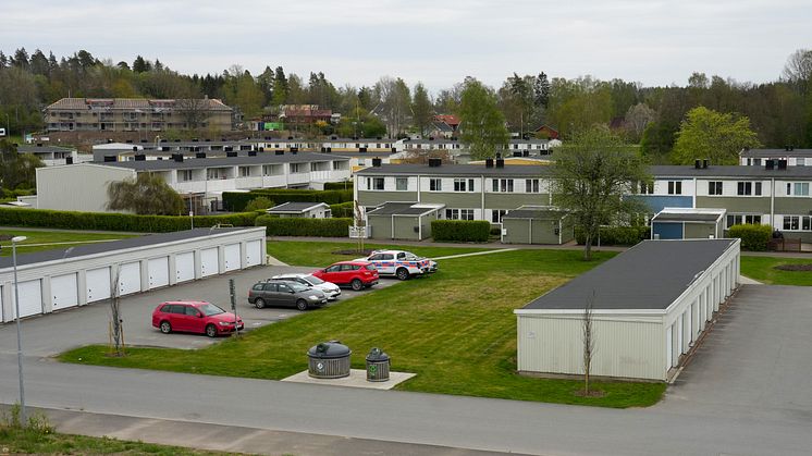 Bild över bostadsområdet Kyrkmossen