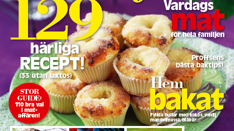 Glutenfritt – Sveriges första magasin med bara glutenfria recept!