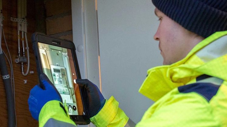 Nya smarta mätare hos Kraftringens kunder signalerar fel snabbt och underlättar avbrottshantering