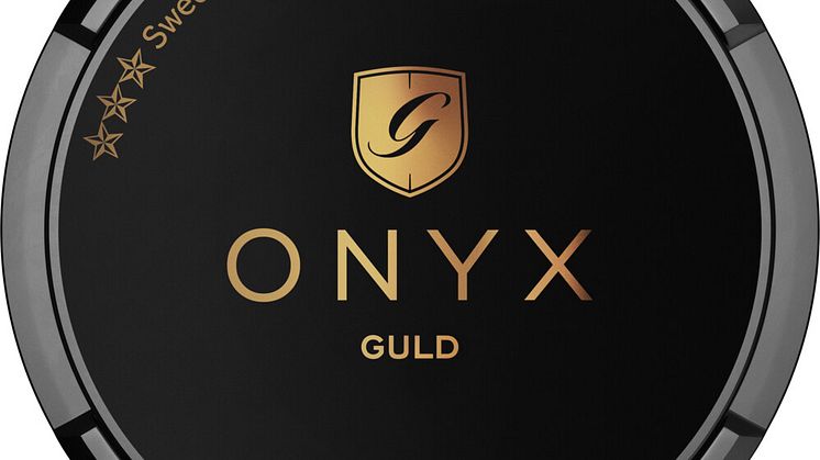 Svart är det nya svarta - ONYX Guld lanseras 