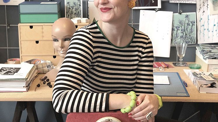 Entreprenören Maria Pihlblad brinner för vintage. Fotograf: Rebecka Ryberg Skött