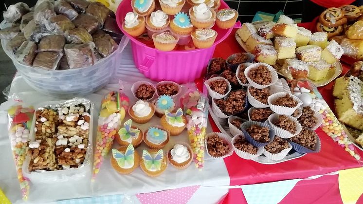 Stevenage station cake sale