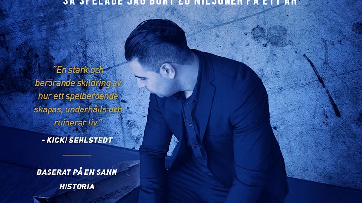 Omslag boken "Lukas Betting så spelade jag bort 20 miljoner på ett år" 