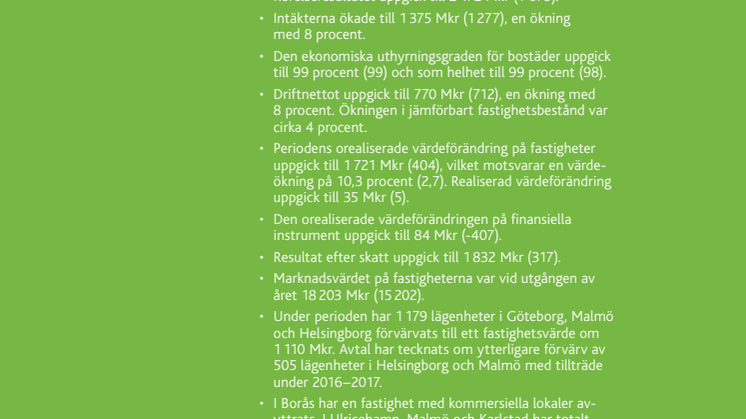 Willhems årsrapport januari-december 2015