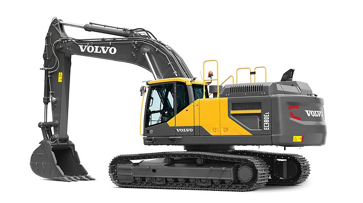 Volvo EC380E grävmaskin - frilagd