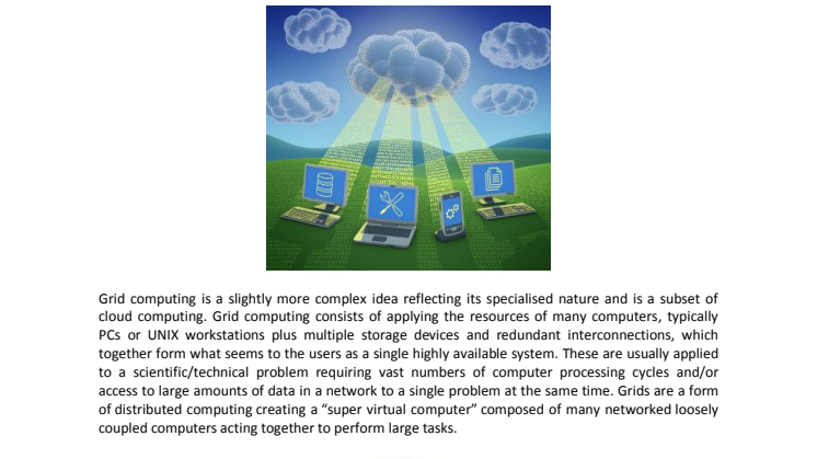Grid Computing vs. Cloud Computing How Do They Differ?