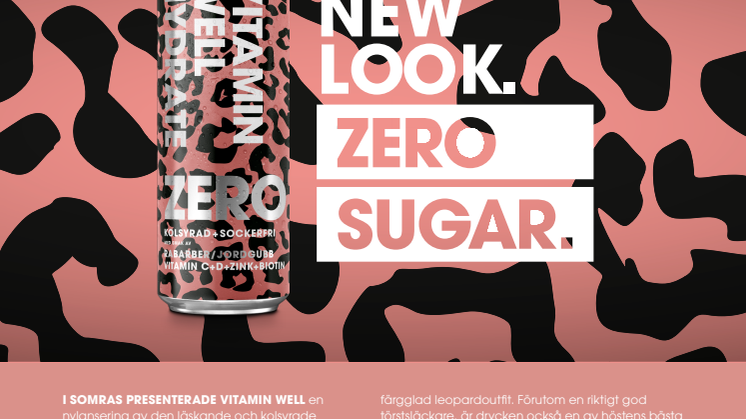Vitamin Well ZERO Hydrate i ny kostym