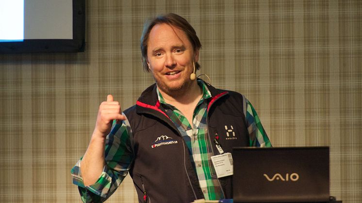 Ola Skinnarmo på Nordic Outdoor 2013