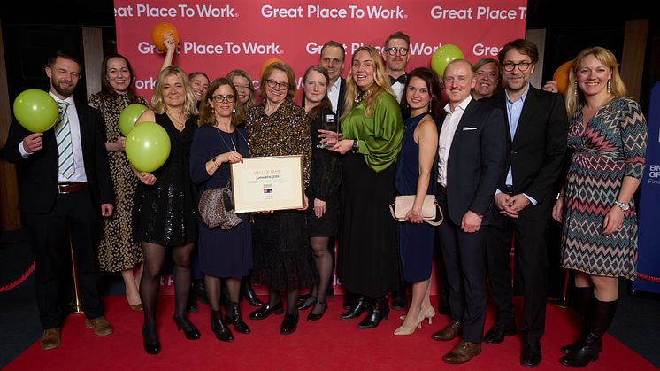 Sveriges Bästa Arbetsplatser utsågs den 23 mars 2023 under en stor gala på Berns i Stockholm.