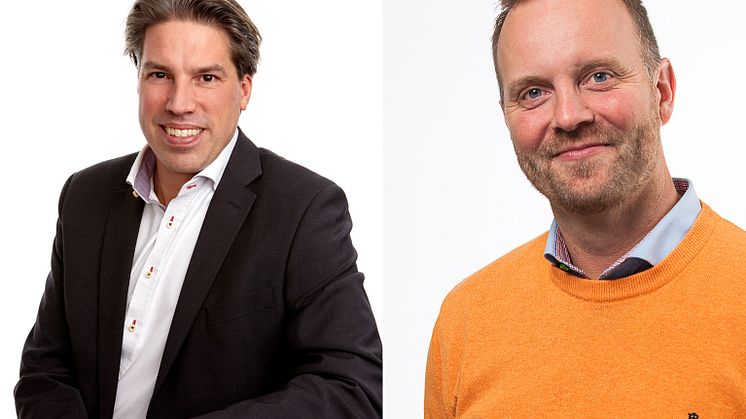Henrik Siverbrant, IMI Hydronic Engineering  och Fredrik Snygg, NIBE