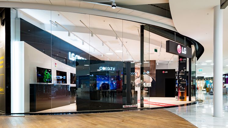 LG ELECTRONICS ÖPPNAR NORDENS FÖRSTA LG-BUTIK I NYA MALL OF SCANDINAVIA