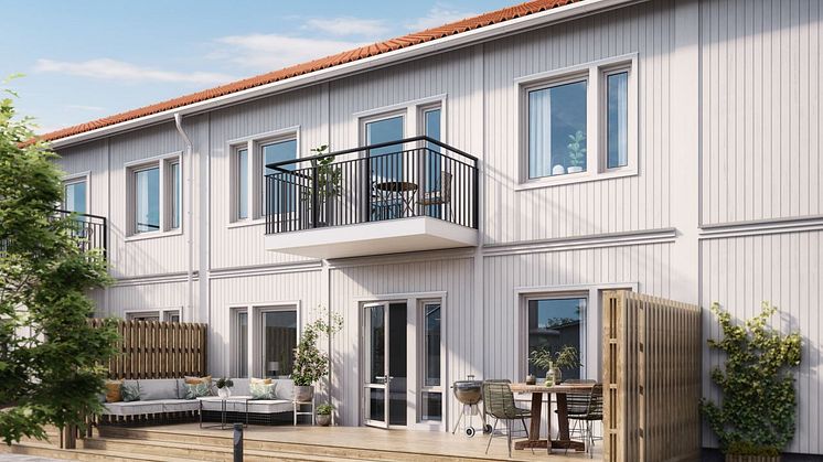 ​Brf Klangagården i Falköping laddar för säljstart